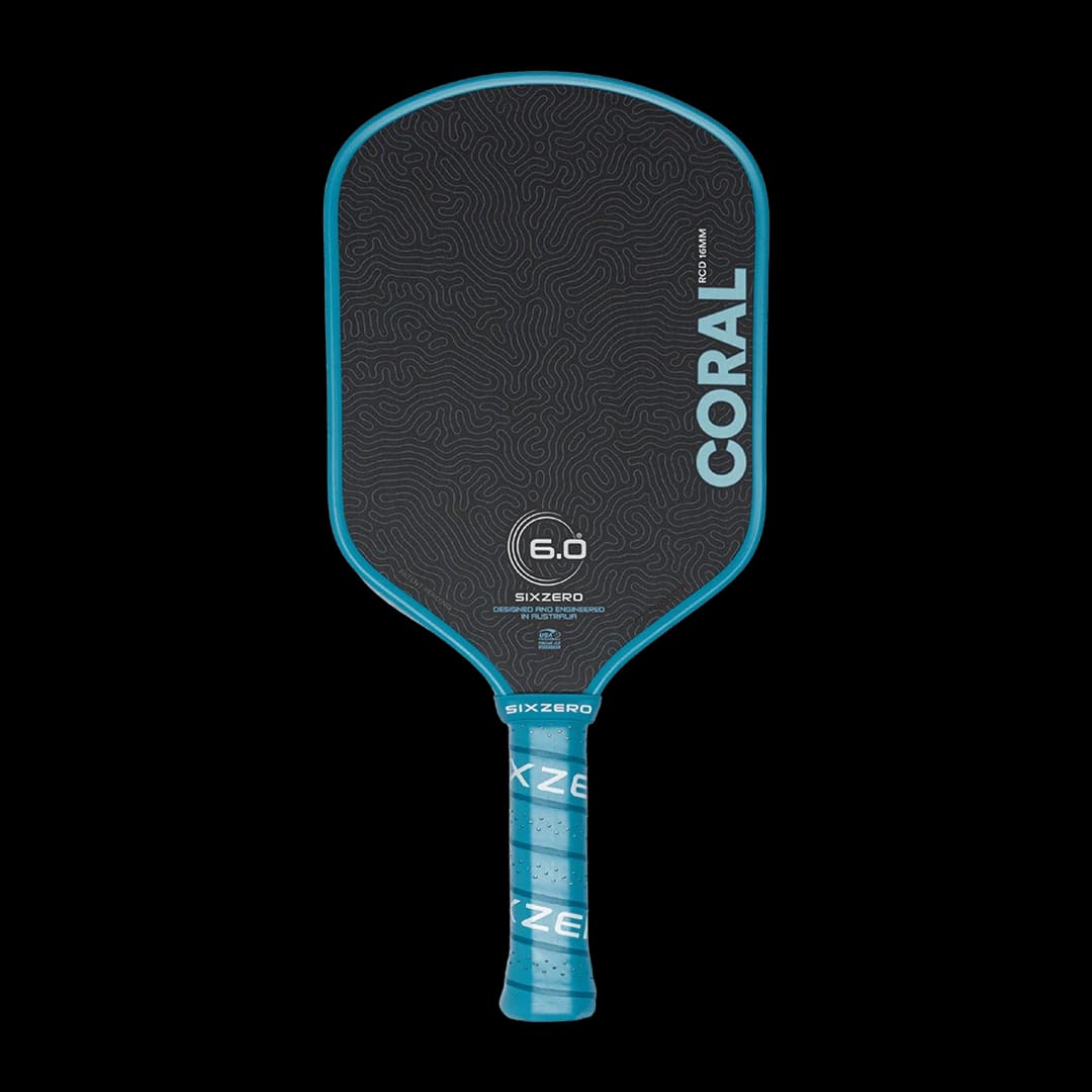 Six Zero Coral 16mm pickleball paddle