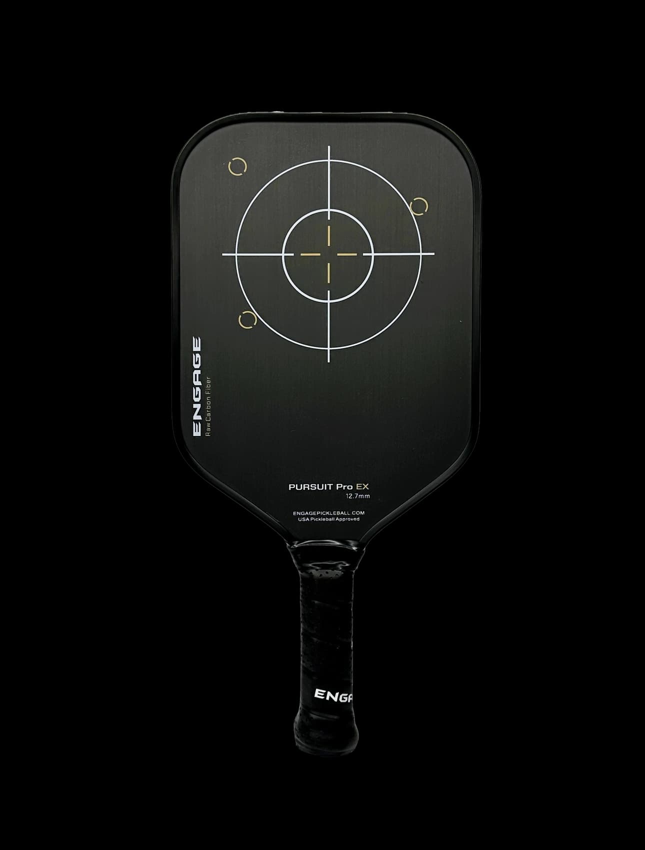 Engage NEW GRAPHIC. Pursuit Pro EX 12.7 | Raw Carbon Fiber pickleball paddle