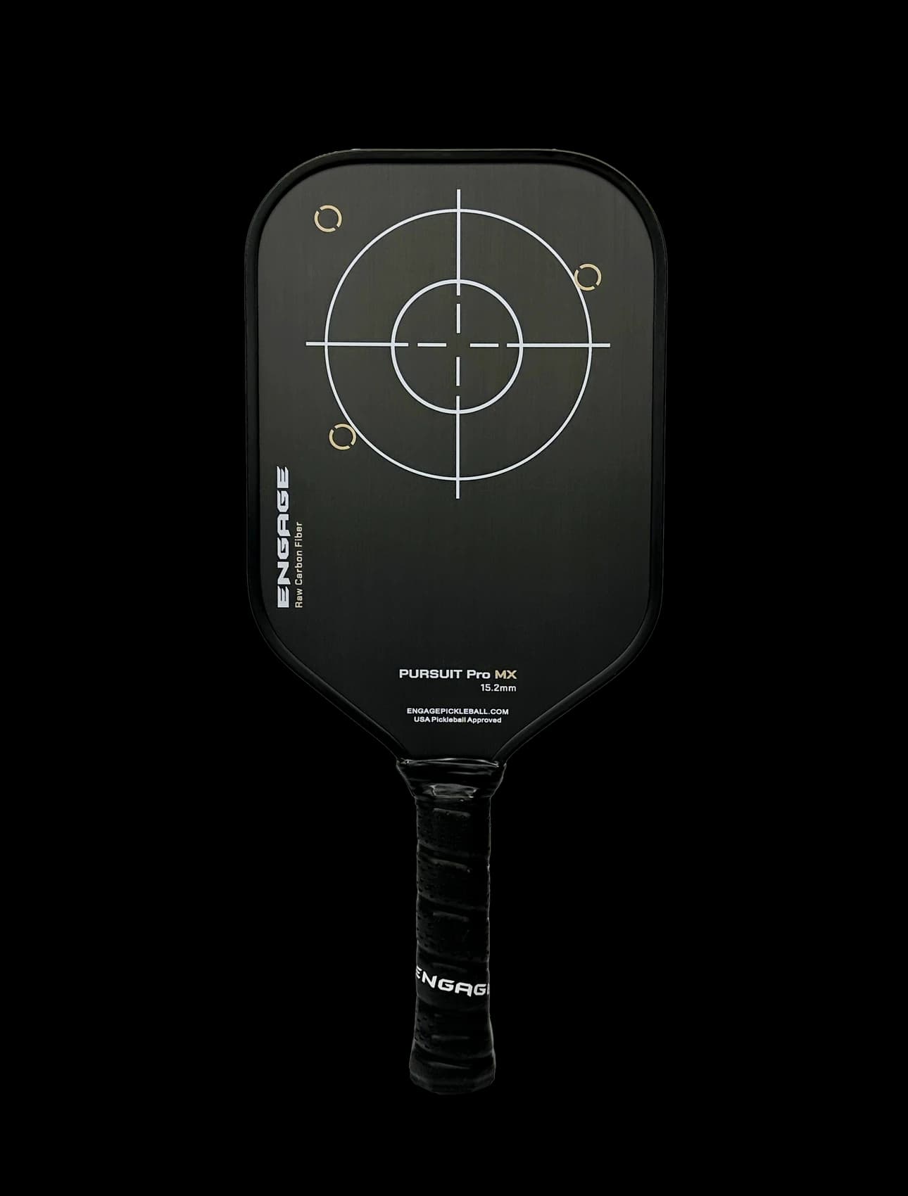 Engage NEW GRAPHIC. Pursuit Pro MX 15.2 | Raw Carbon Fiber pickleball paddle