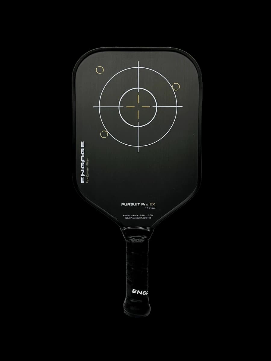 Engage SLIGHTLY USED. NEW GRAPHIC. Pursuit Pro EX 12.7 | Raw Carbon Fiber pickleball paddle