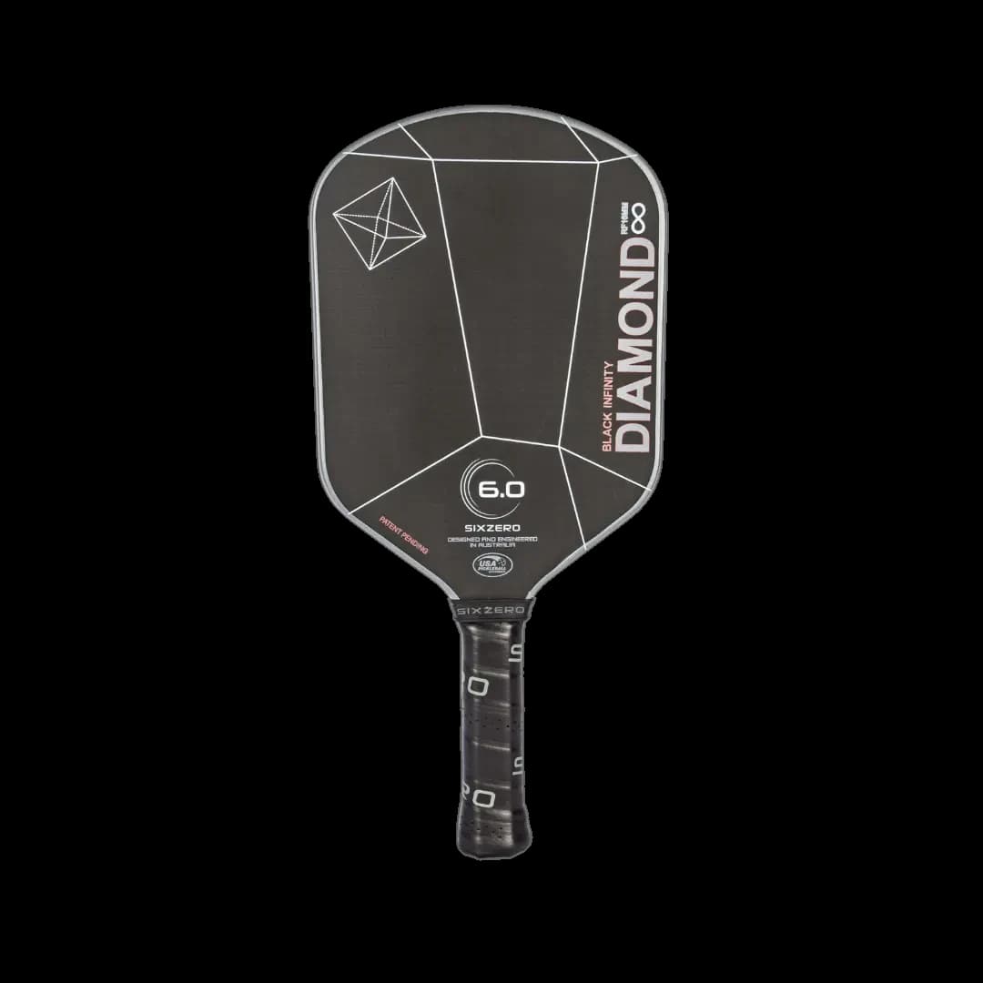 Six Zero Infinity Edgeless Black Diamond Power pickleball paddle