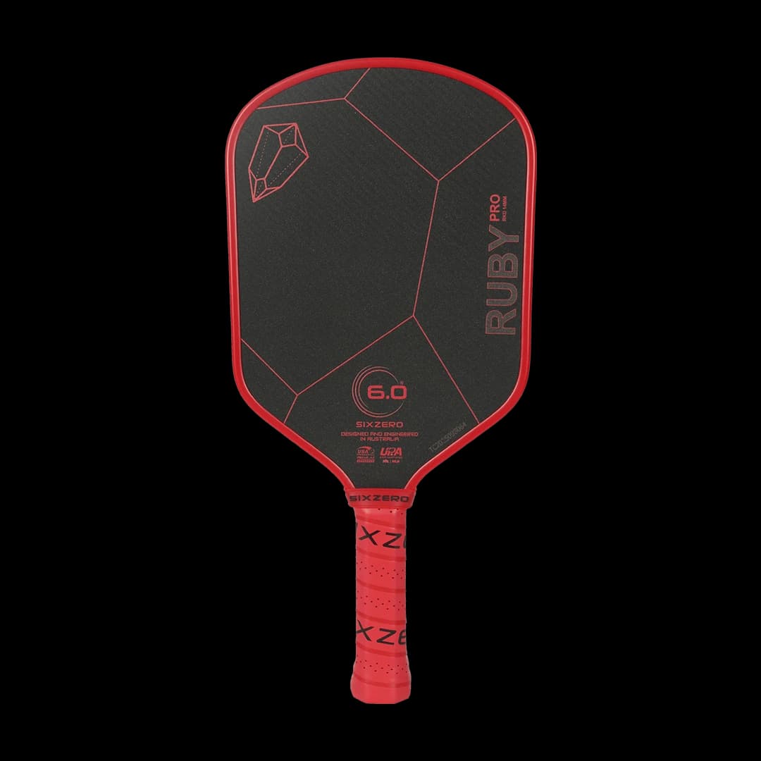 Six Zero Ruby Pro 14mm pickleball paddle